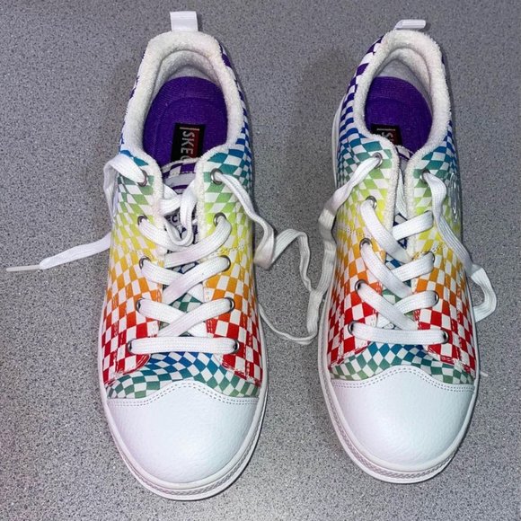 Sketchers Women’s Roadies Psychedelic Daze Canvas Sneakers Shoes Brand New - Picture 3 of 5